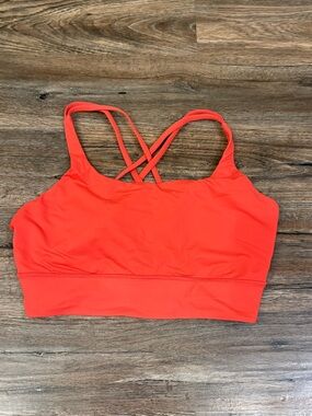 lululemon athletica Strappy Sports Bra - Coral Red